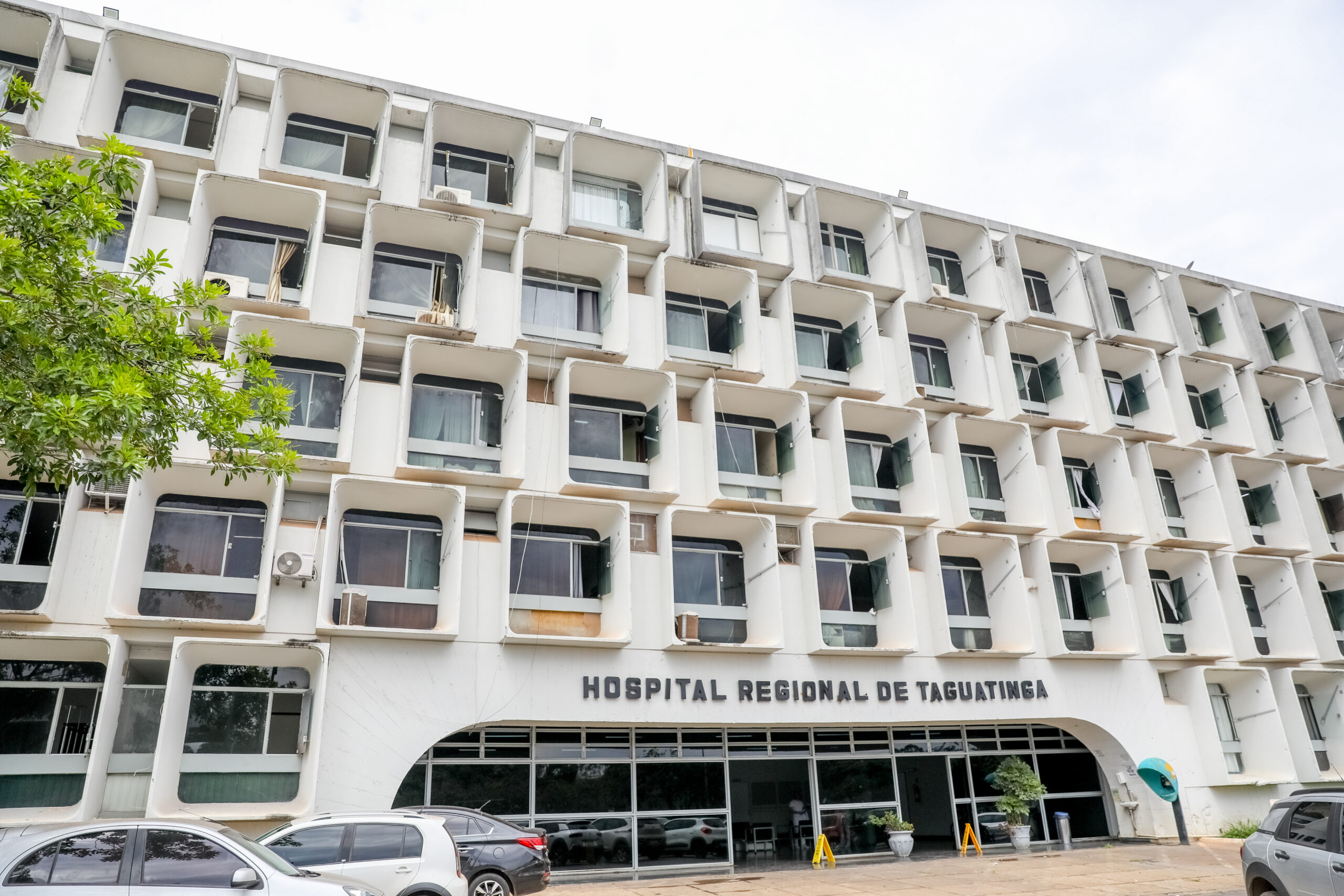 Fachada do hospital de Taguatinga