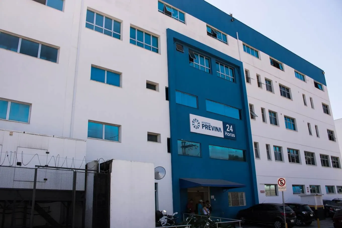 Fachada do hospital Previna Franco da Rocha